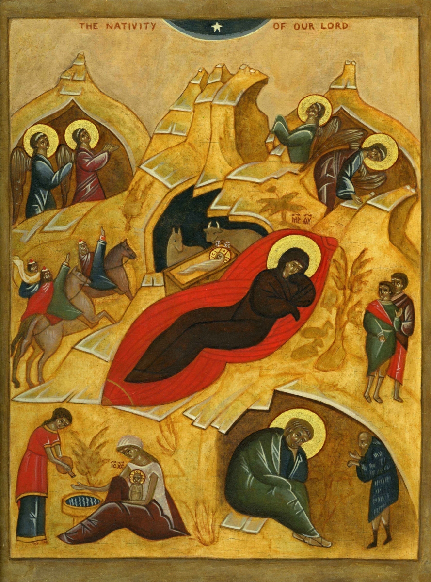 Religious icon: The Nativity of the Lord
